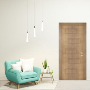 Интериорна врата Домино Плътна - Златен Дъб