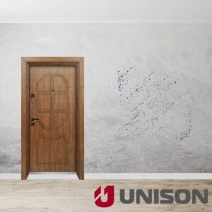 Входна врата UNISON OPTIMA 4509p - Императорска Акация