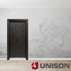 Входна врата UNISON OPTIMA 4527p - Черна Мура