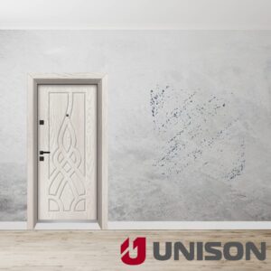 Входна врата UNISON OPTIMA 4534p - Бяла Мура