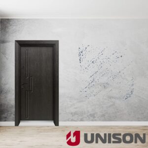Входна врата UNISON OPTIMA 4568p - Черна Мура