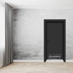 Входна врата UNISON OPTIMA SIMPEL - Антрацит Klasse A++